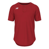 New Balance Men's Adversary 2.0 2Button Baseball Jersey-1