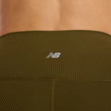 New Balance Women's NYC Marathon Rib High Rise 6" Shorts-6