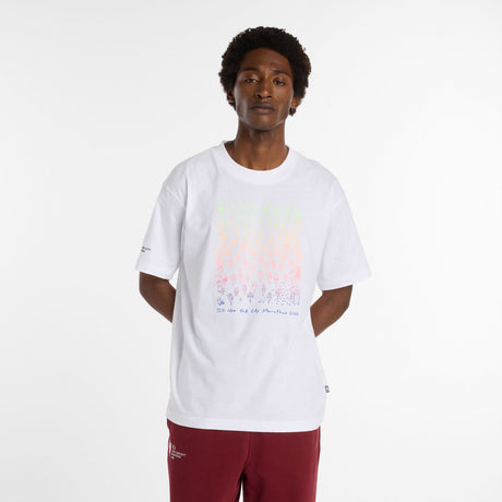 New Balance Men's NYC Marathon Runners Multi Graphics Tee-1