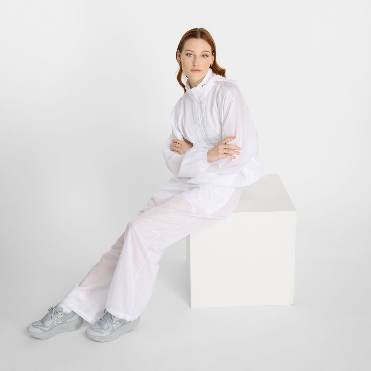 New Balance Women's District Vision X NB Translucent Track Pants-8