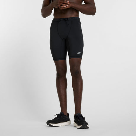 New Balance Men's Sleek Drop-In Half Tights 9-1