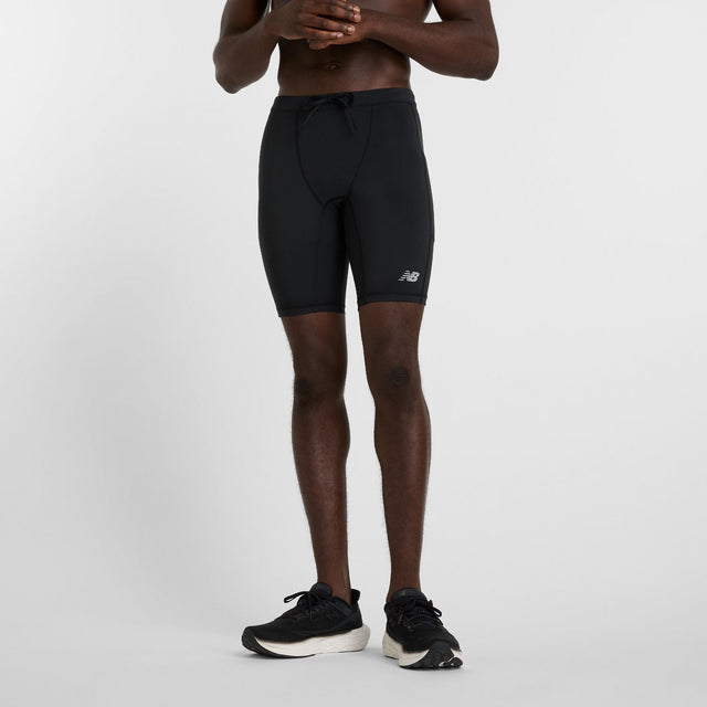 New Balance Men's Sleek Drop-In Half Tights 9-1