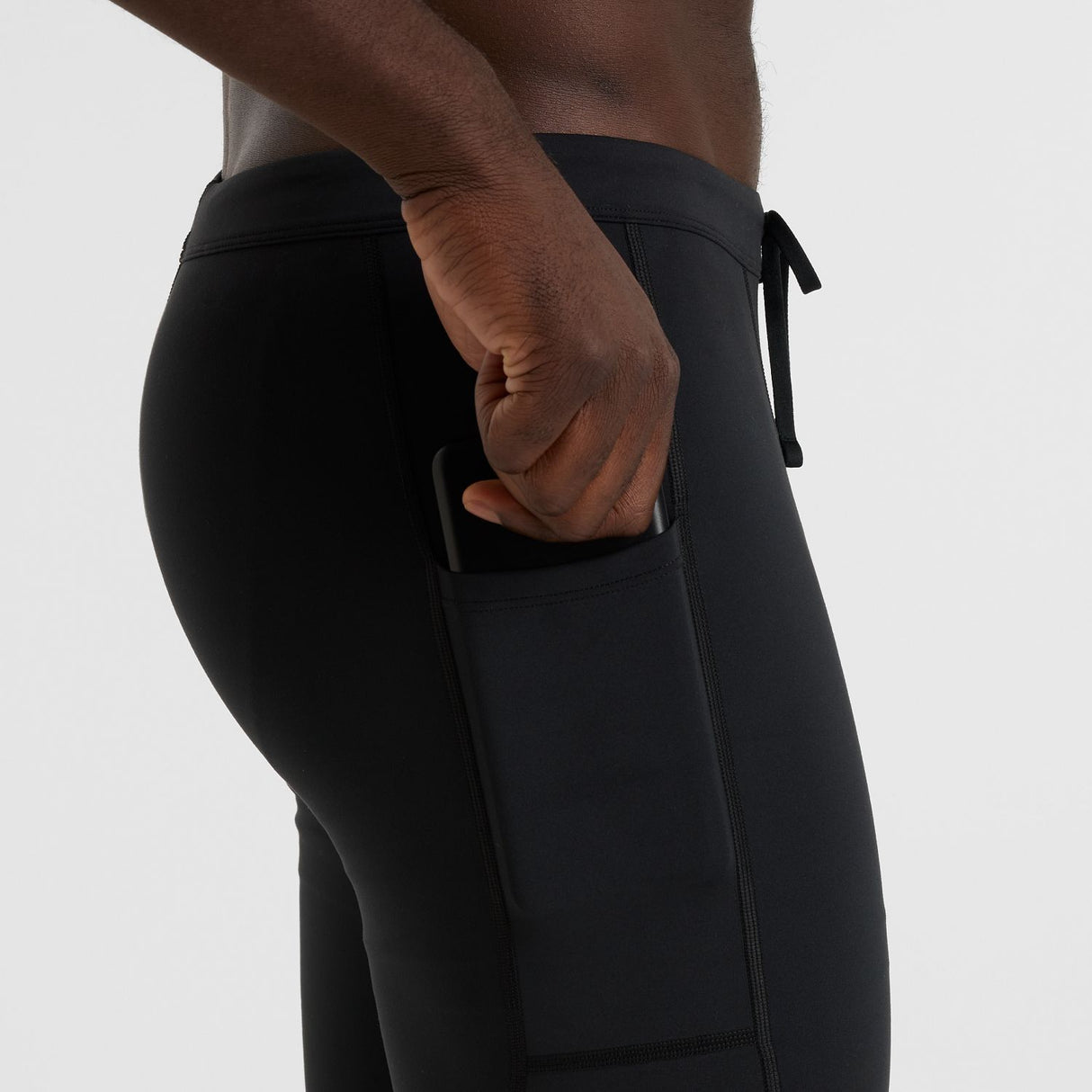 New Balance Men's Sleek Drop-In Half Tights 9-5