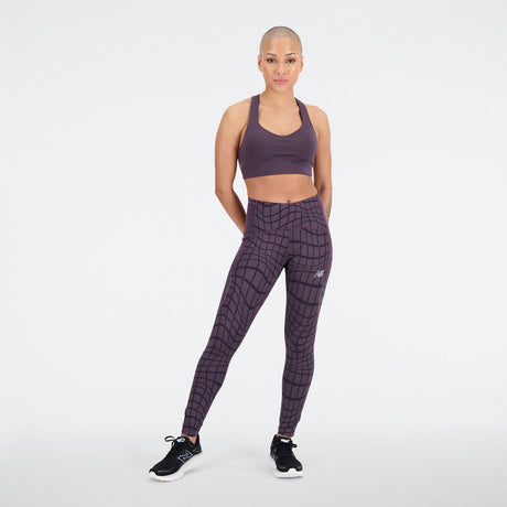 New Balance Women's Printed Impact Run Tights-2