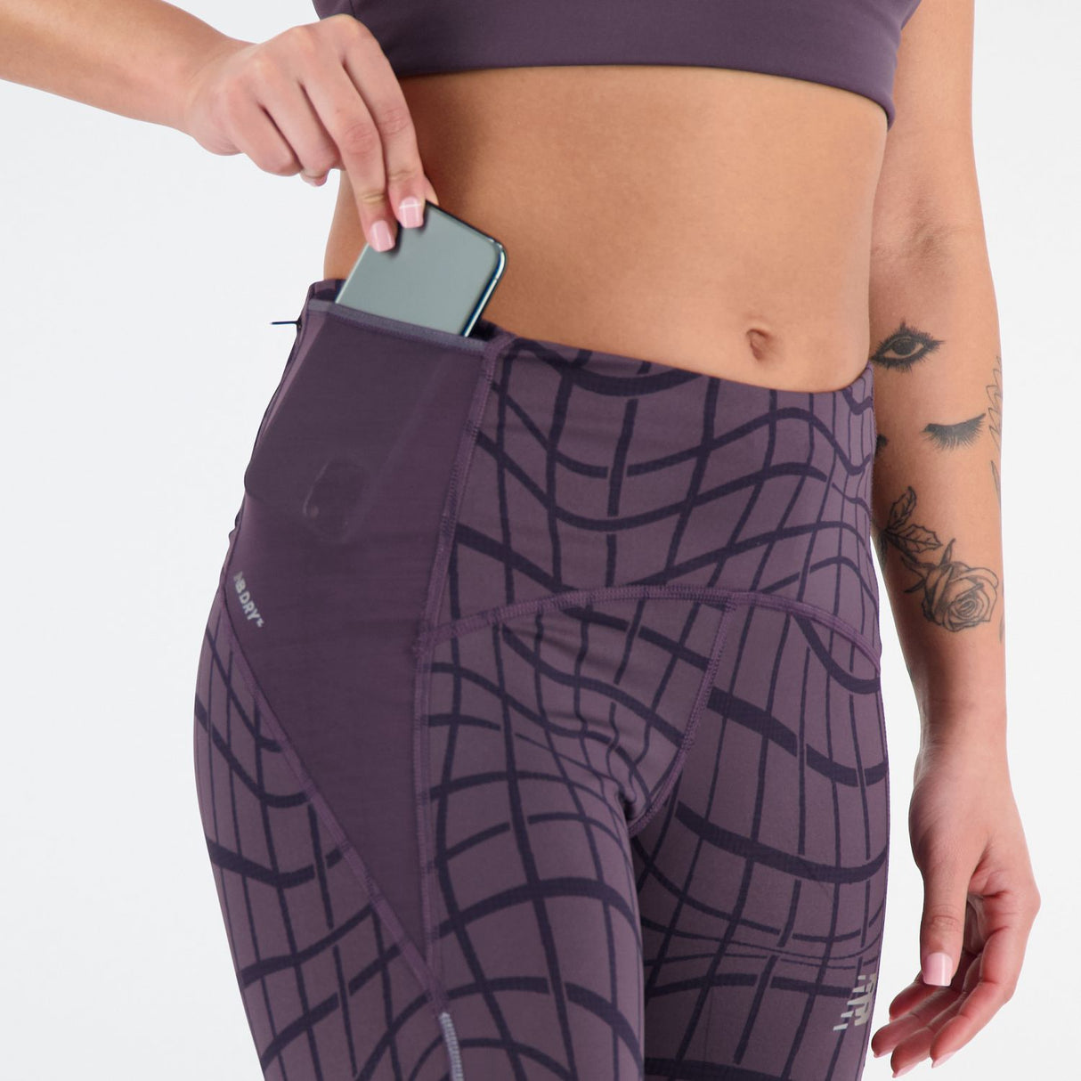 New Balance Women's Printed Impact Run Tights-6