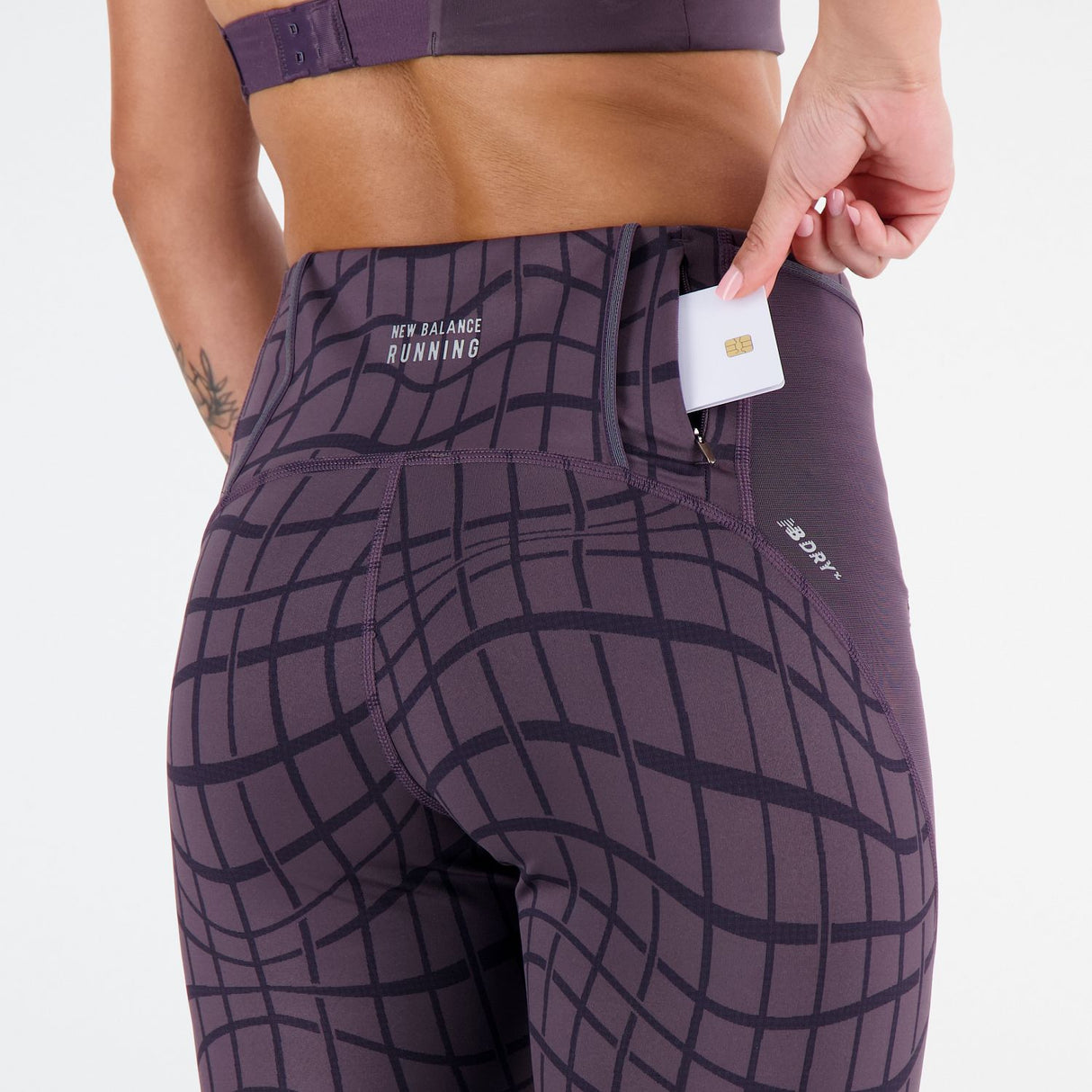New Balance Women's Printed Impact Run Tights-8