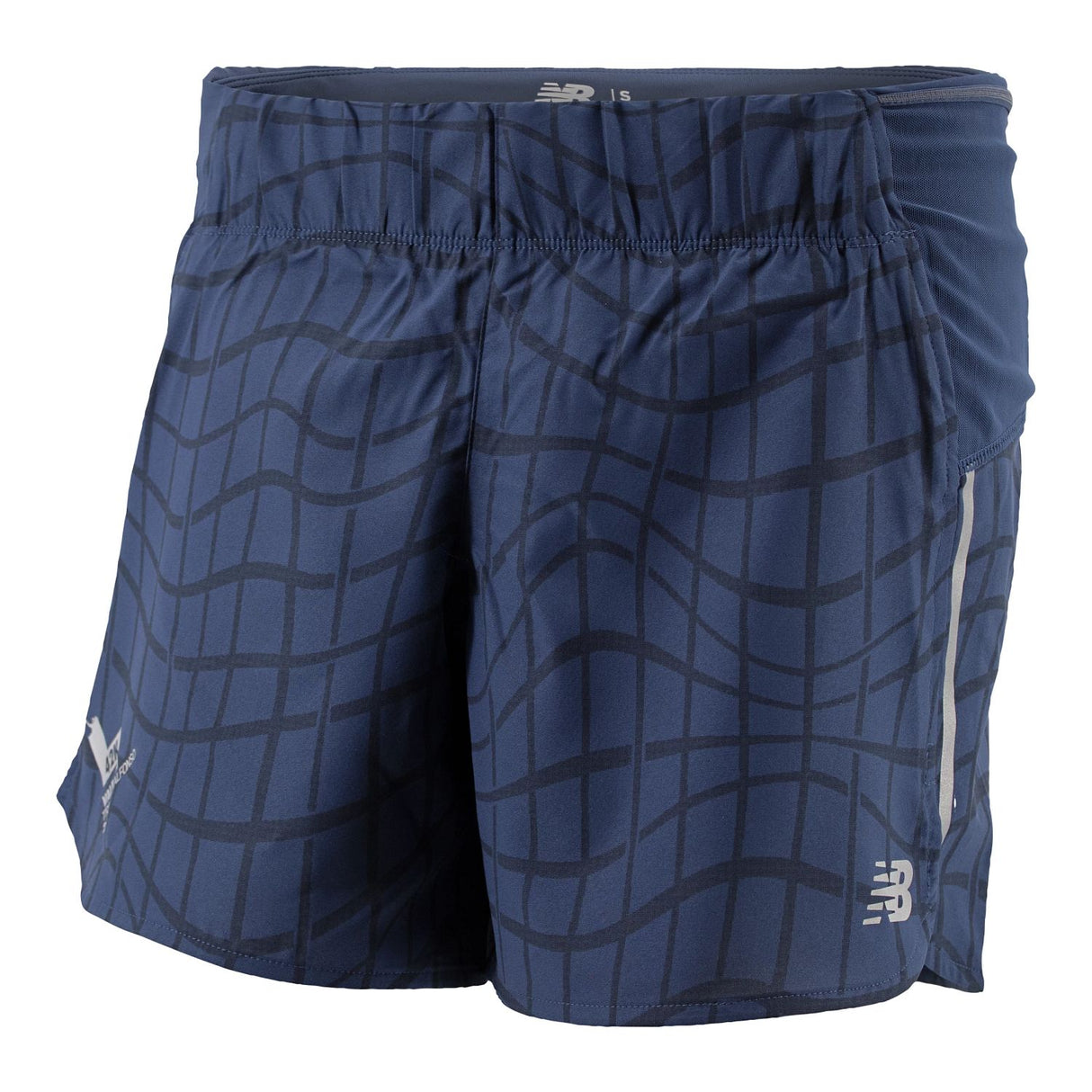 New Balance Women's Printed Impact Run 5 Inch Shorts-1