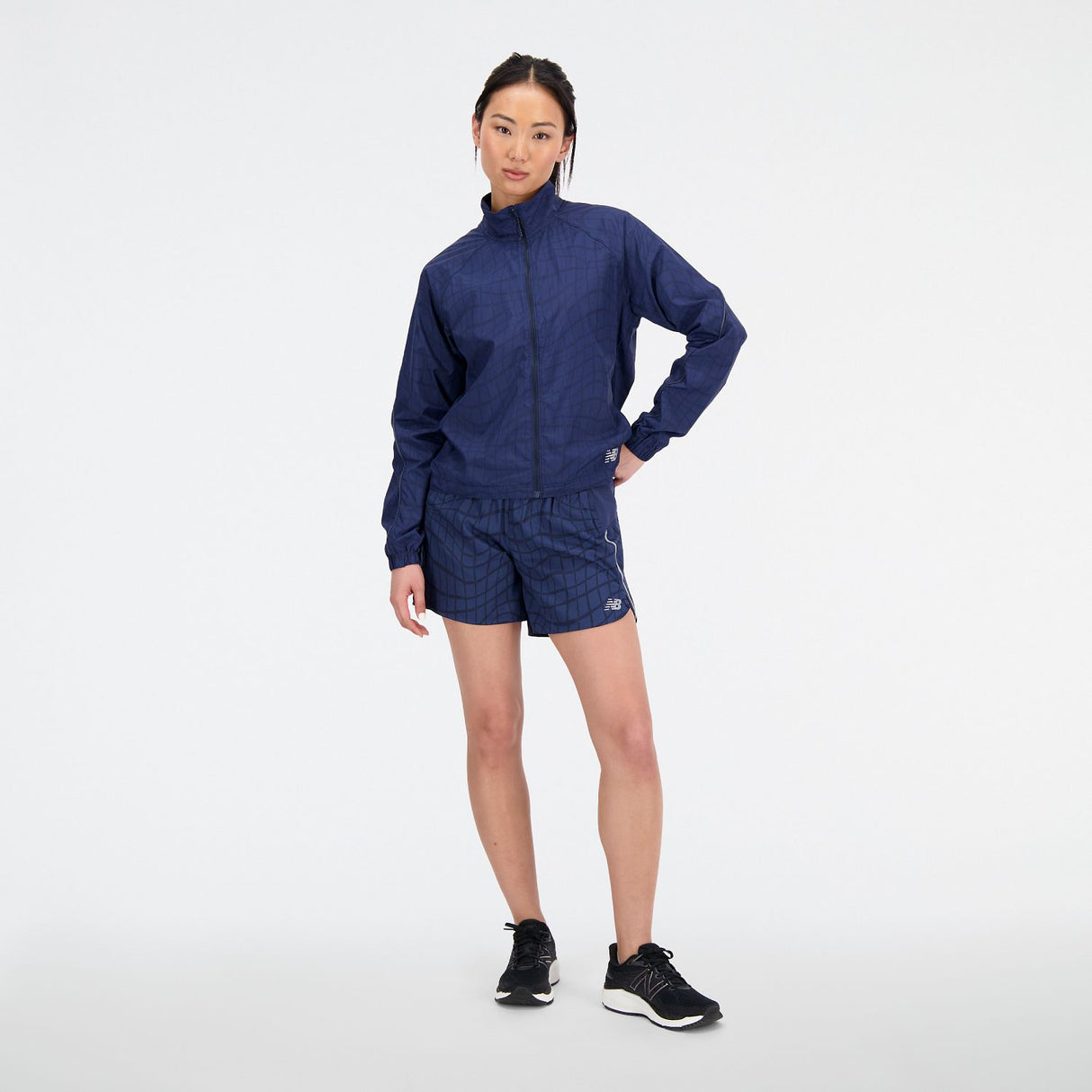 New Balance Women's Printed Impact Run 5 Inch Shorts-4
