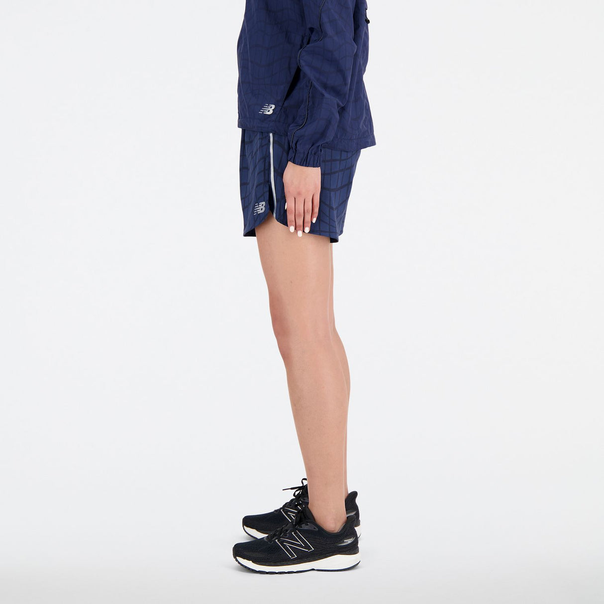 New Balance Women's Printed Impact Run 5 Inch Shorts-6