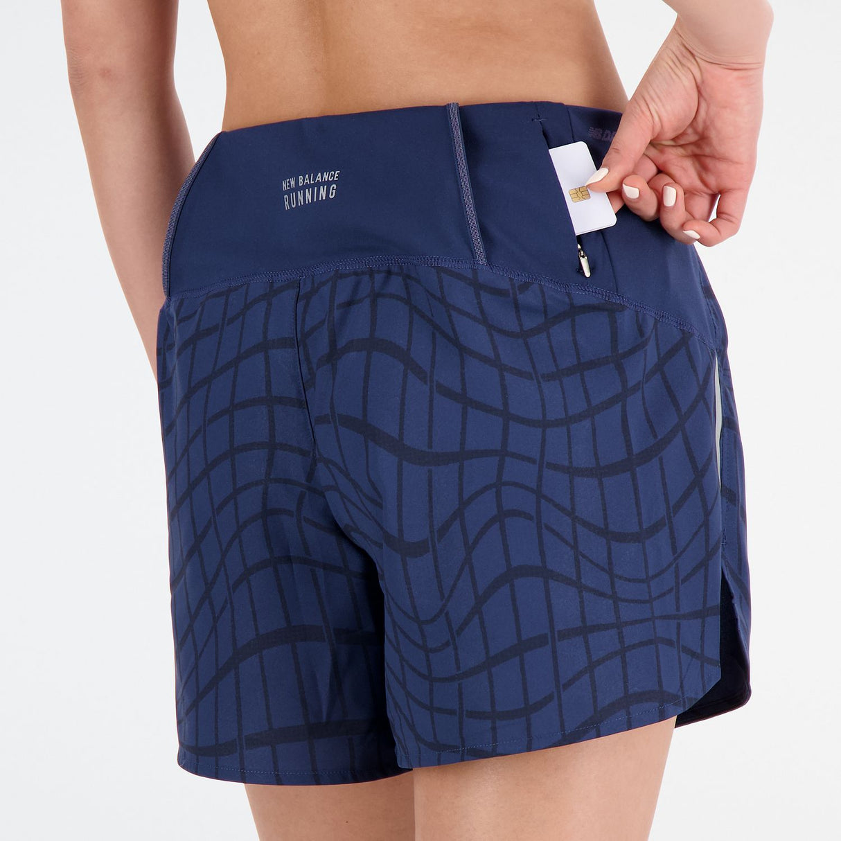 New Balance Women's Printed Impact Run 5 Inch Shorts-10