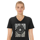 Asics Women's Sunflower Slogan V-Neck Womens Apparel Shirts & Tops