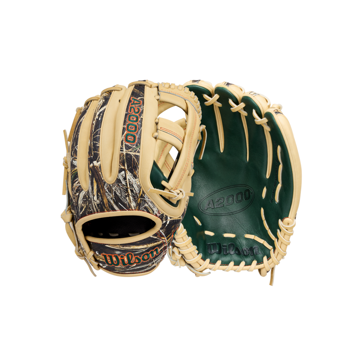 2026 Wilson A2000 GH2 RealTree GM Leather Infield Baseball Glove-1