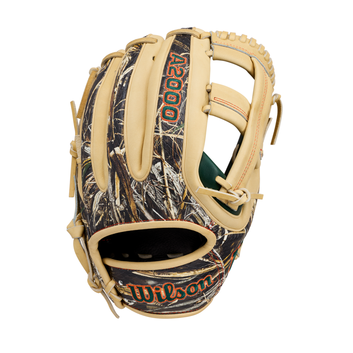 2026 Wilson A2000 GH2 RealTree GM Leather Infield Baseball Glove-9
