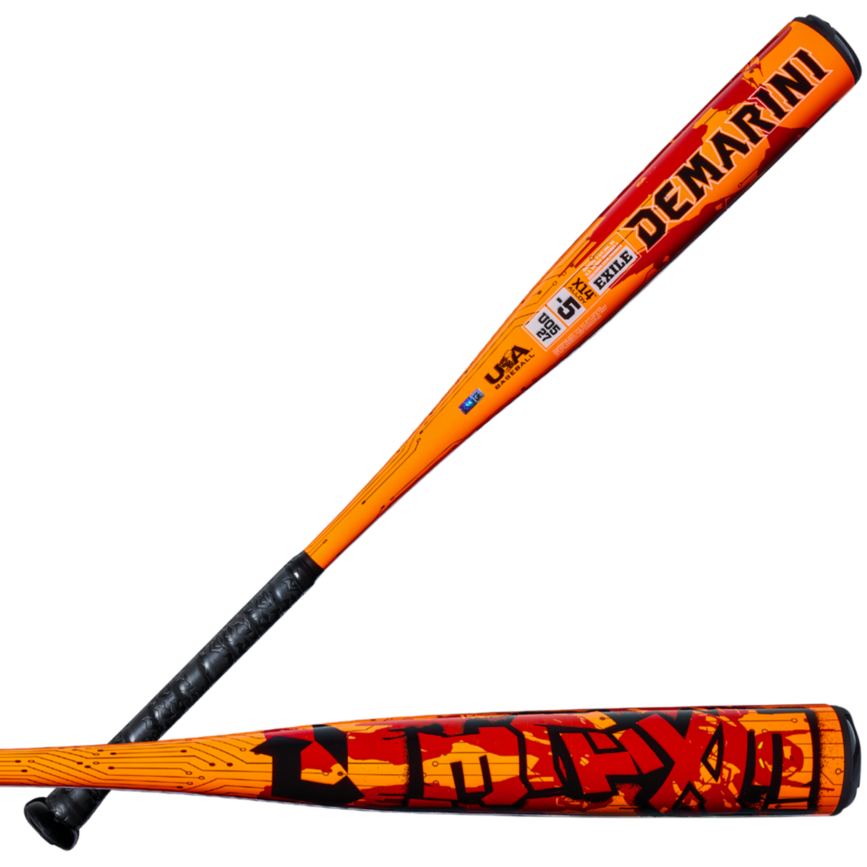 DeMarini Adult 2027 Exile -5 USA Baseball Bat-6