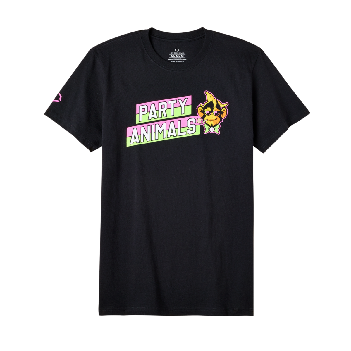 EvoShield Men's Unisex Party Animals Swipe Baseball Tee-2