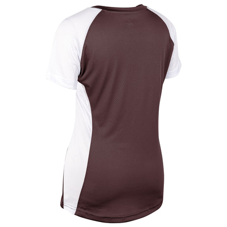 Champro Women's Infinite V-Neck Short Sleeve Softball Jersey-2