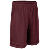 Champro Men's Polyester 9" Inseam Tricot Basketball Shorts with Liner -1