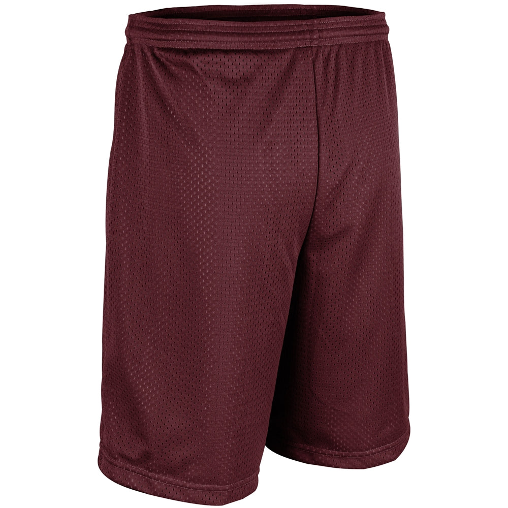 Champro Men's Polyester 9" Inseam Tricot Basketball Shorts with Liner -2