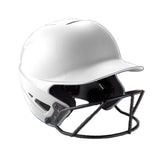 Mizuno Adult F6 Solid Softball Batting Helmet with Attached Facemask