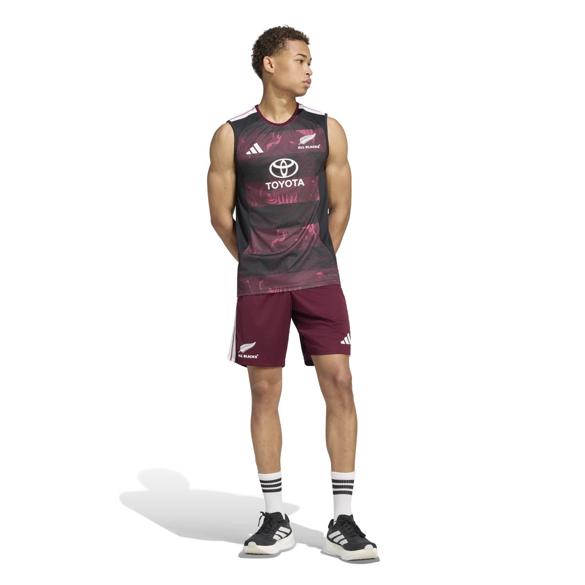adidas Men's All Blacks Singlet For South Africa Tour-3