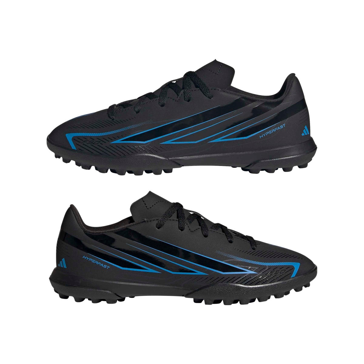 adidas Youth F50 Hyperfast Club Turf Soccer Cleats-9