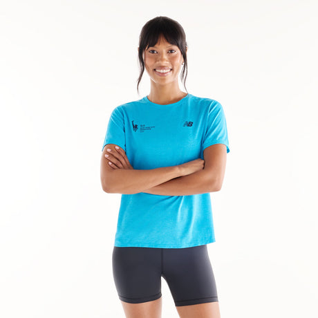 New Balance Women's NYC Marathon Athletics T-Shirt-1
