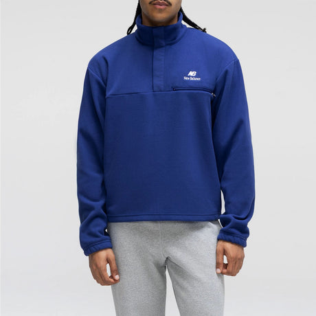 New Balance Men's Made in USA Snap Fleece Top-1