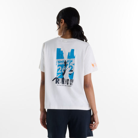 New Balance Women's NYC Marathon Relaxed Graphic T-Shirt - RUN-2