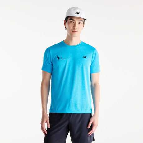 New Balance Men's NYC Marathon Athletics T-Shirt-1
