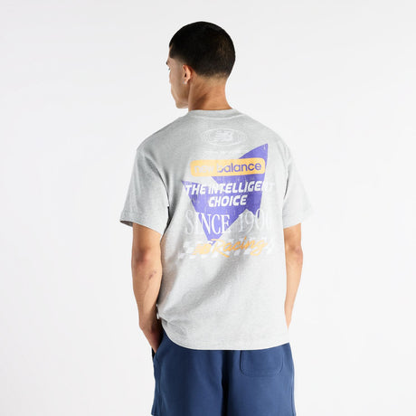 New Balance Men's Racing Stripes Intelligent Choice T-Shirt-2