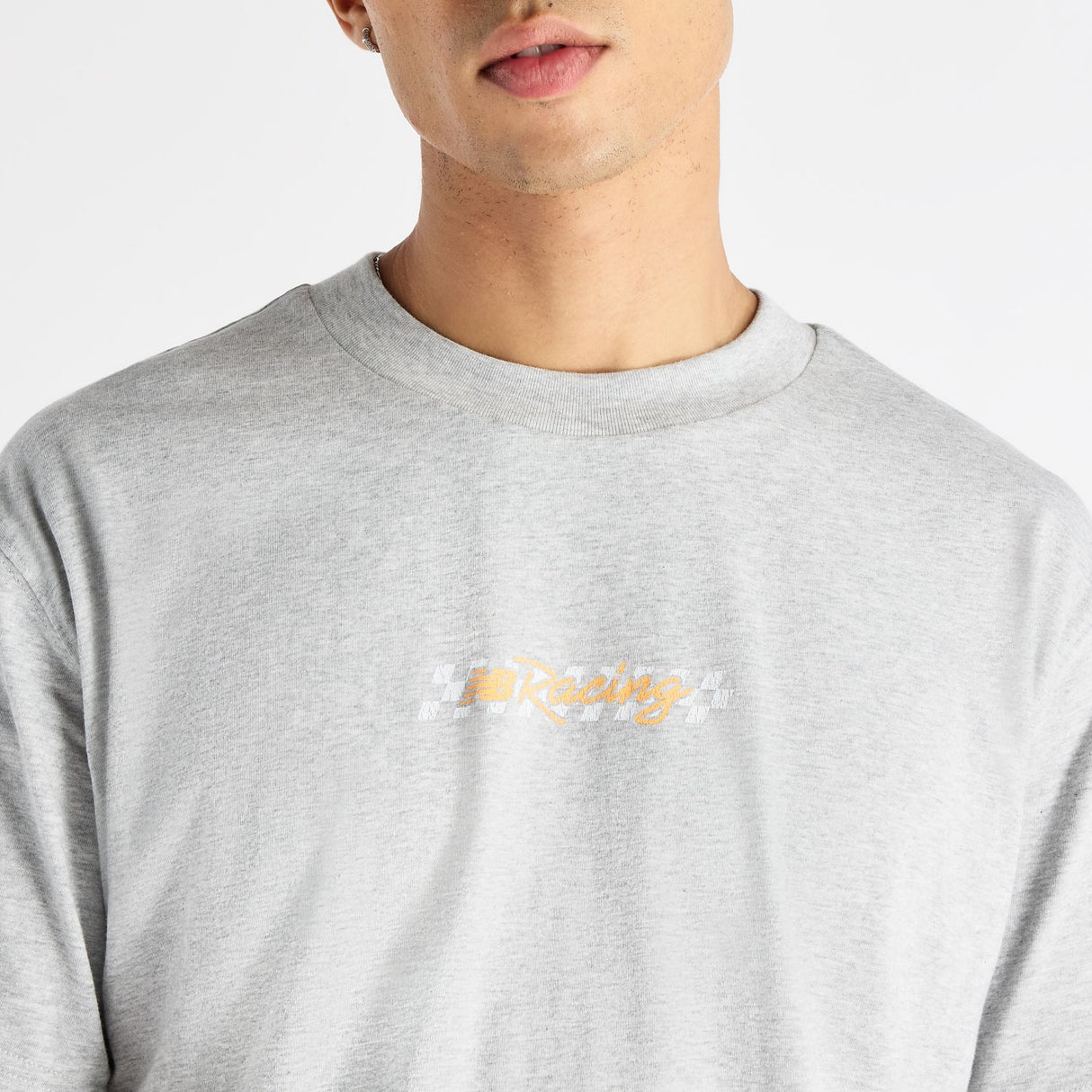 New Balance Men's Racing Stripes Intelligent Choice T-Shirt-4