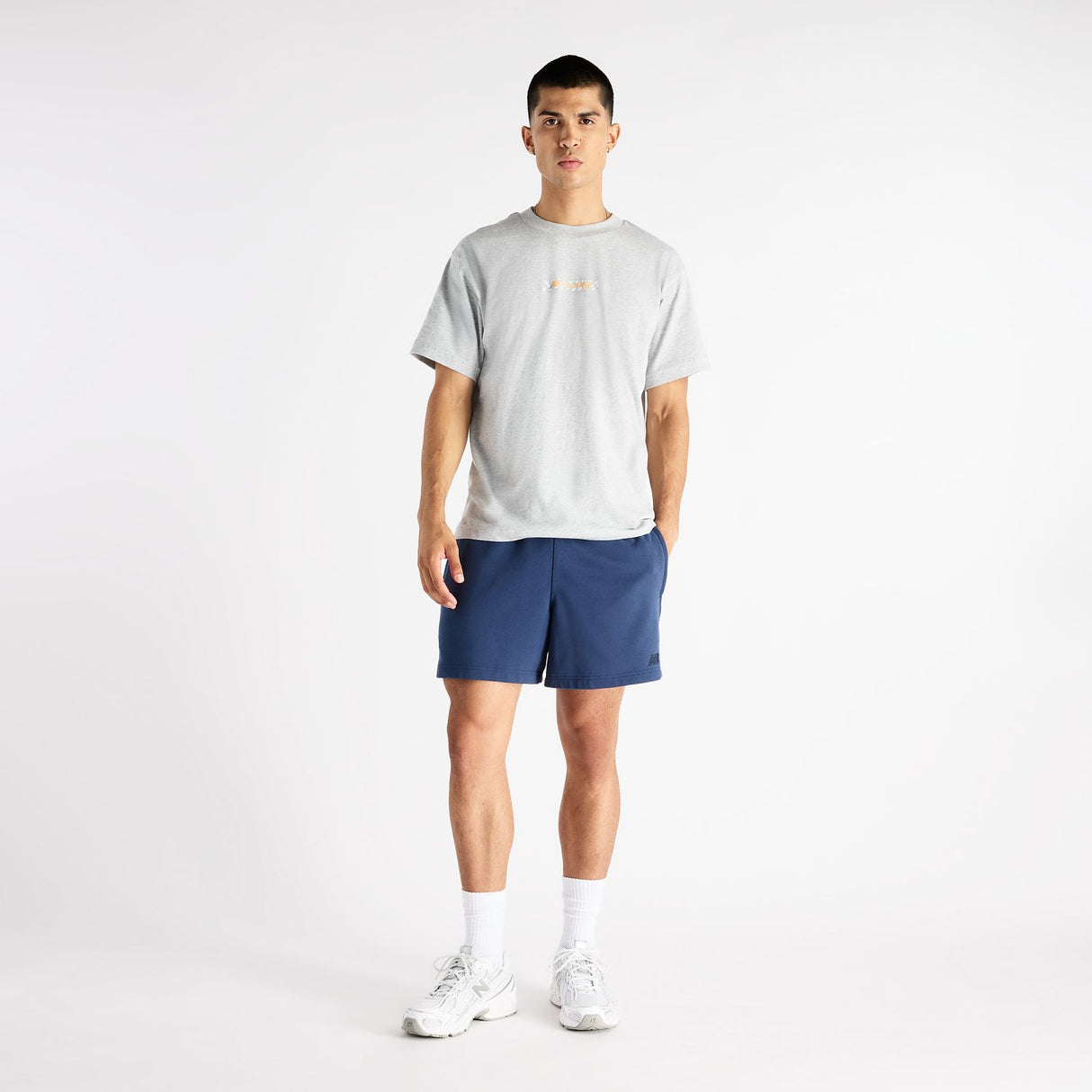 New Balance Men's Racing Stripes Intelligent Choice T-Shirt-5