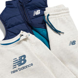 New Balance Infant & Toddler 3 Piece Crew Joggers Vest Set-3