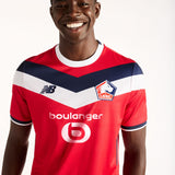 New Balance Adult LOSC Lille 26/27 Home Short Sleeve Soccer Jersey-3