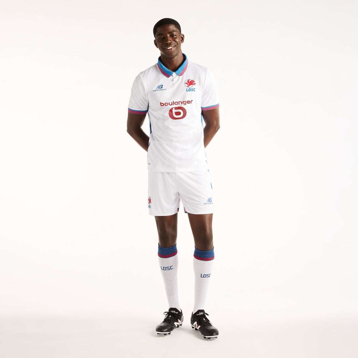New Balance Adult LOSC Lille 26/27 Away Short Sleeve Soccer Jersey-6