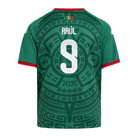 adidas Youth Mexico 26 Home Raul Jersey-2