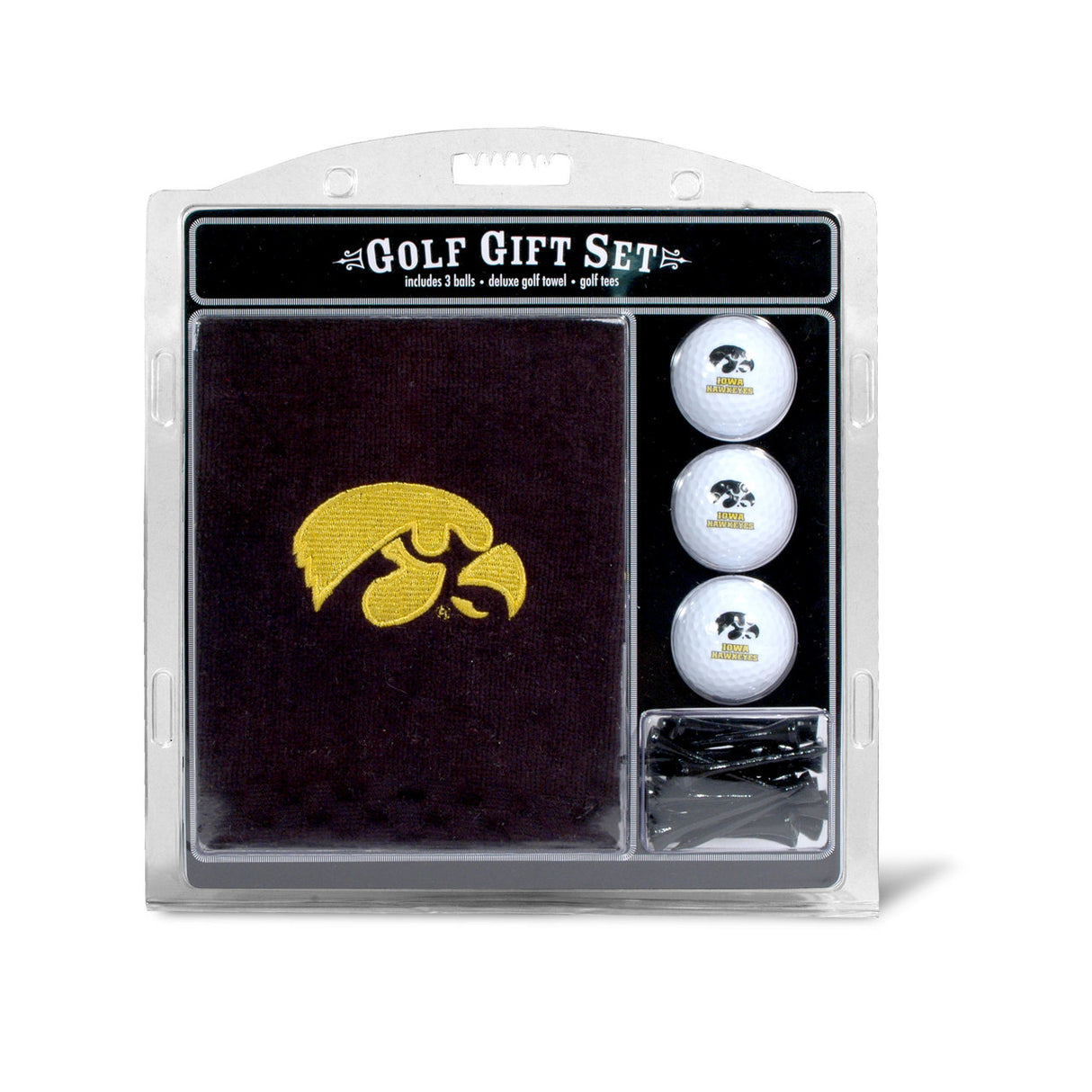 Iowa Hawkeyes Golf Gift Set with Embroidered Towel(Special Order)
