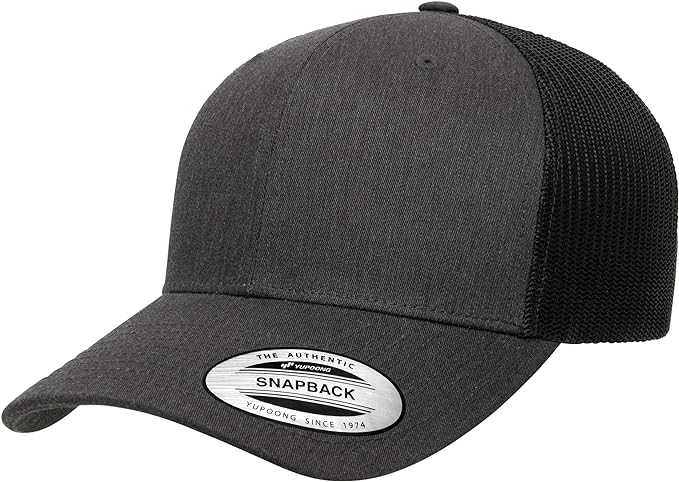 Yupoong Classics Retro Trucker Cap-dark Heather