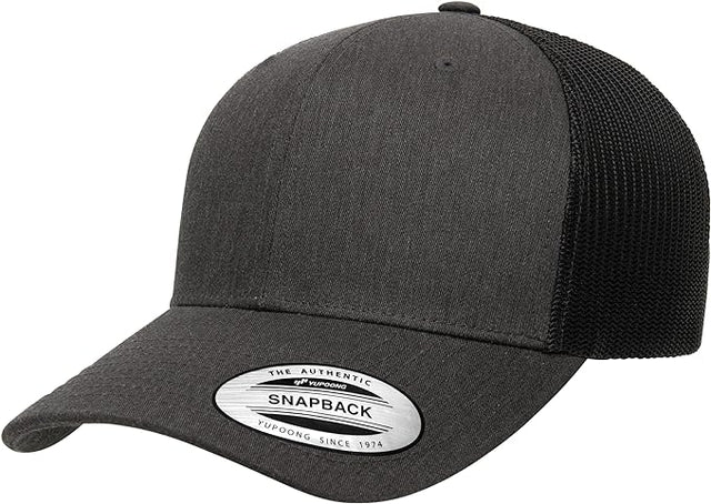 Yupoong Classics Retro Trucker Cap-dark Heather
