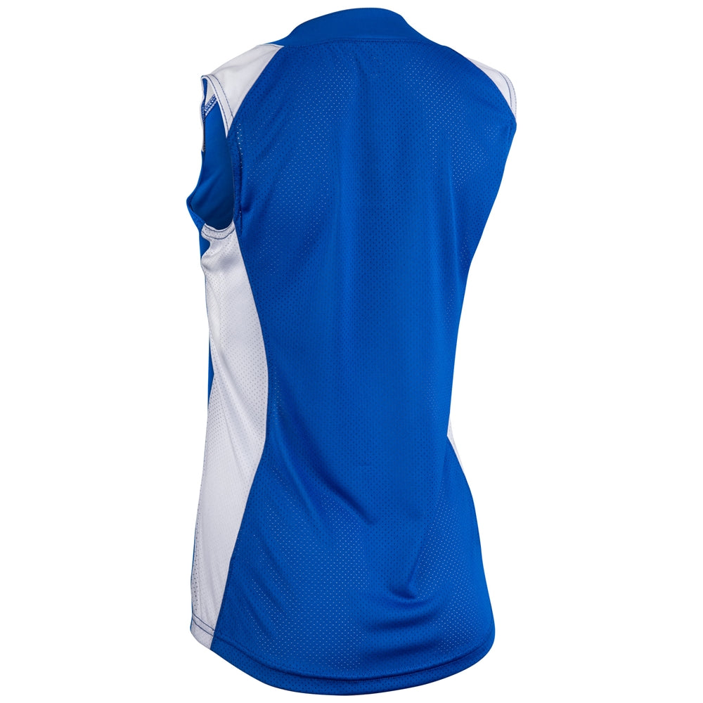Champro Girls' Infinite 2-Button Sleeveless Softball Jersey-2
