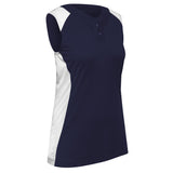 Champro Girls' Infinite 2-Button Sleeveless Softball Jersey