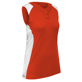 Champro Girls' Infinite 2-Button Sleeveless Softball Jersey