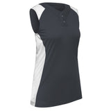 Champro Girls' Infinite 2-Button Sleeveless Softball Jersey