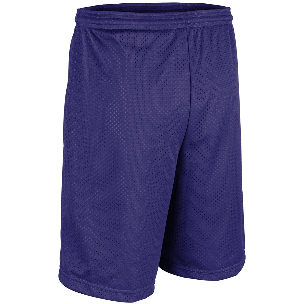 Champro Men's Polyester 9" Inseam Tricot Basketball Shorts with Liner -2
