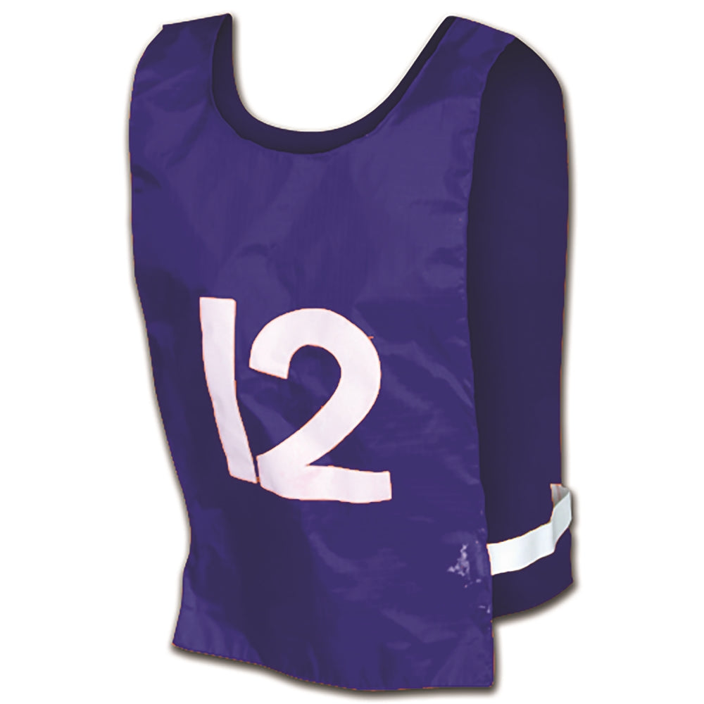 Champro one Dozen Nylon Pinnies With Number