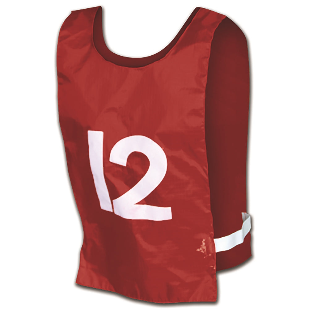 Champro one Dozen Nylon Pinnies With Number