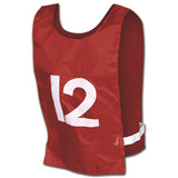Champro one Dozen Nylon Pinnies With Number