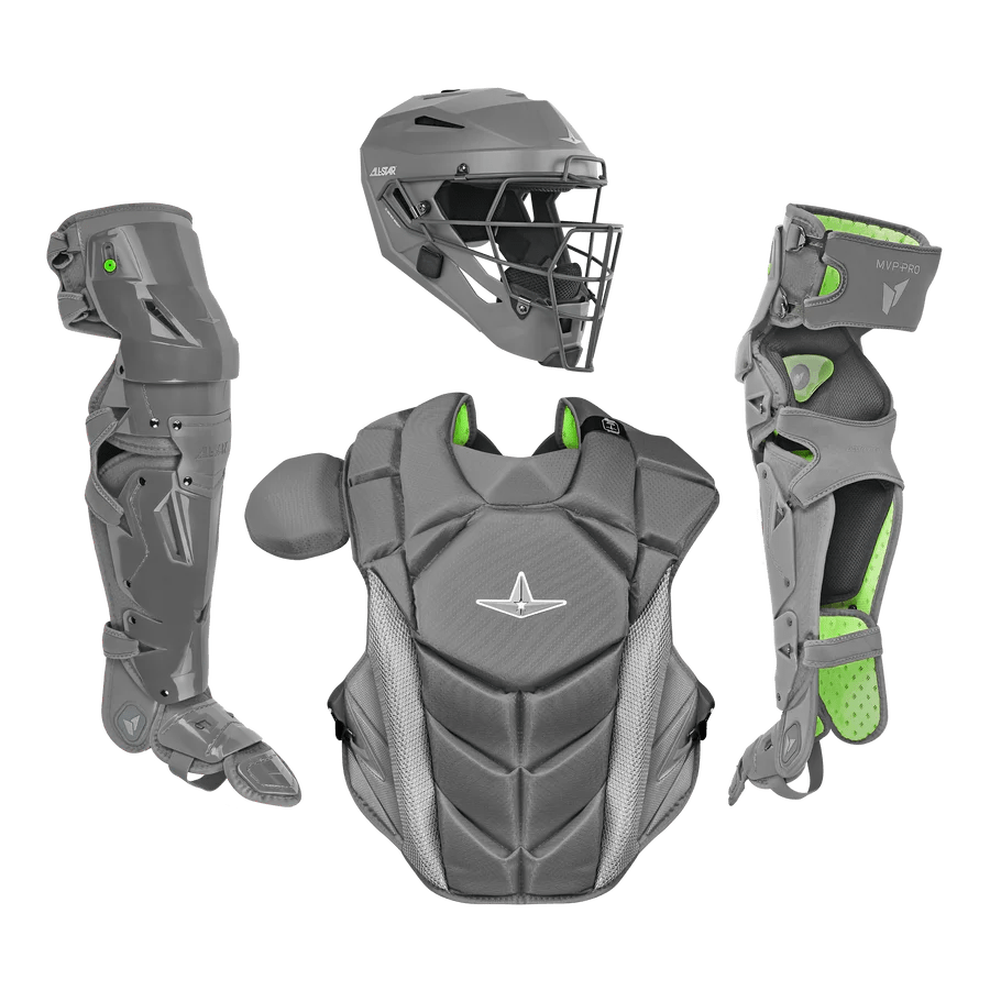 All-Star MVP-PRO™ Series Baseball Catcher's Kit Baseball Catcher's Protective Equipment All