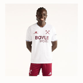 New Balance Adult West Ham United 26/27 Away Short Sleeve Soccer Jersey-1