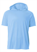 A4 Men's Short Sleeve Hooded Tee Mens Apparel Shirts & Tops